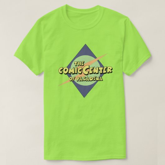 ザ漫画センターオブパサデナ Tシャツ (デザイン正面)