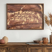 ザ狩り素晴らしパネルピクトグラフ9 Mile Canyon Utah