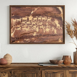 ザ狩り素晴らしパネルピクトグラフ9 Mile Canyon Utah ポスター