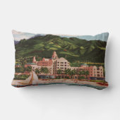 ザ王室のハワイアン ランバークッション (裏面)