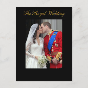 ザ王室のプリンス結婚ウィリアム・ケイト・ミドルトン ポストカード