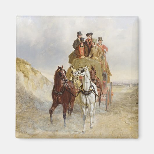 ザ王室のメールコーチオンザロード， 1841 (パンの油 マグネット (正面)