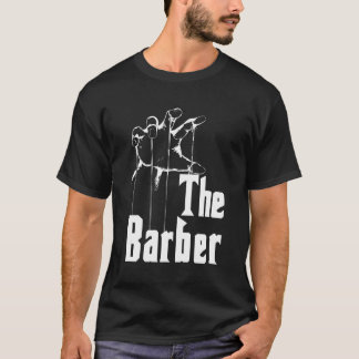 ザ理容師ヘアカットのバーバーショップ Tシャツ