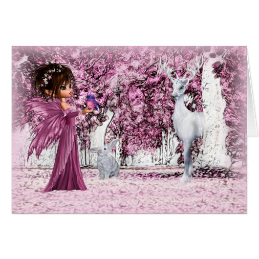 ザ目覚める魅惑の森のファンタジーアート空白の (正面横)