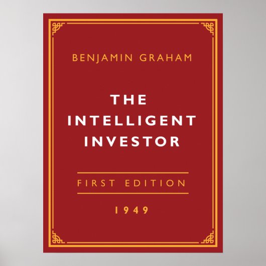 ザ知性があるインベスター – Benjamin Graham ポスター (正面)