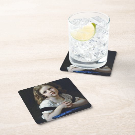 ザ祈りの言葉ブーゲロー スクエアペーパーコースター (インサイチュ)