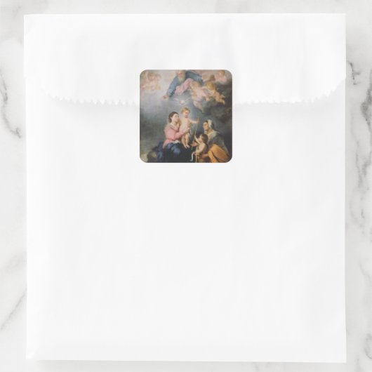 ザ神聖な家族またはセビリアヴァージン スクエアシール (バッグ)