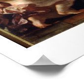 ザ神聖な家族(油のキャンバス) ポスター (角)