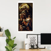 ザ神聖な家族(油のキャンバス) ポスター (ホームオフィス)