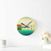 ザ神聖な黄金の寺アムリアスターパンジャブ ラウンド壁時計 (ホーム)