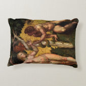 ザ秋 – アダムとエバby Raphael Sanzio アクセントクッション (裏面)