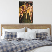 ザ秋 – アダムとエバby Raphael Sanzio キャンバスプリント (インサイチュ (寝室))