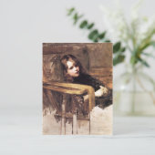 ザ簡単チェアバイジョン・ウィリアム・ウォーターハウス ポストカード (スタンド正面)