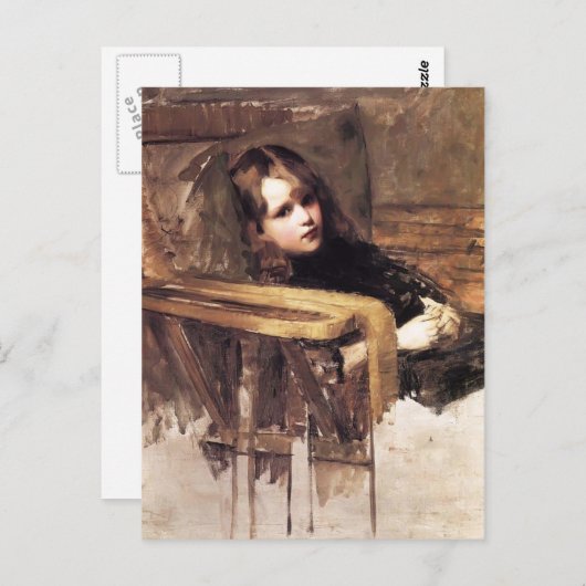 ザ簡単チェアバイジョン・ウィリアム・ウォーターハウス ポストカード (正面/裏面)