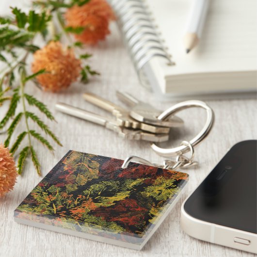 ザ紅葉アクリルキーリング キーホルダー (正面右)