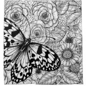 ザ紙カイトガーデン シャワーカーテン (正面)