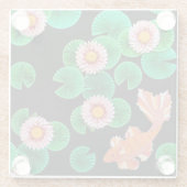 ザ紙コイ池 ガラスコースター (裏面)