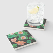 ザ紙コイ池 ストーンコースター (横)