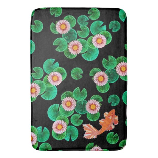 ザ紙コイ池 バスマット (正面縦)