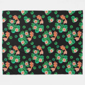 ザ紙コイ池 フリースブランケット (正面(横))