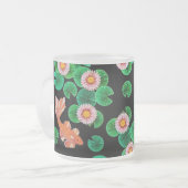 ザ紙コイ池 フロストグラスマグカップ (正面左)