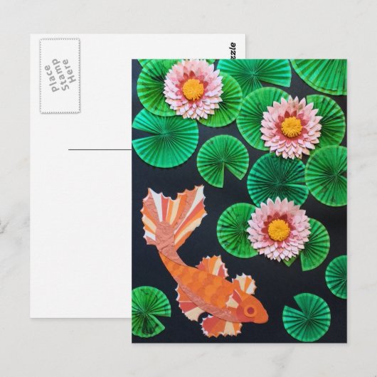 ザ紙コイ池 ポストカード (正面/裏面)