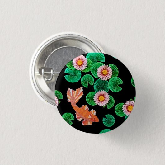 ザ紙コイ池 缶バッジ (正面&裏面)