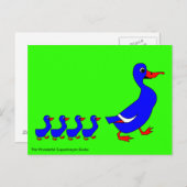 ザ素敵なコペンハーゲンのアヒル ポストカード (正面/裏面)