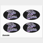 ザ素晴らしいモール「クリスタル」 楕円形シール (シート)