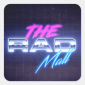 ザ素晴らしいモール"Wave 7"スクエアステッカー スクエアシール (正面)