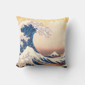 ザ素晴らしウェーブア日本のート クッション (正面)