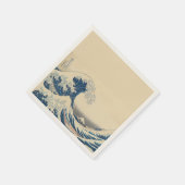 ザ素晴らしウェーブア日本のート スタンダードカクテルナプキン (角)