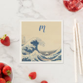 ザ素晴らしウェーブア日本のート スタンダードカクテルナプキン (インサイチュ)