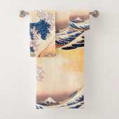 ザ素晴らしウェーブア日本のート バスタオルセット (インサイチュ)