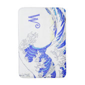 ザ素晴らしウェーブア日本のート バスマット (正面縦)