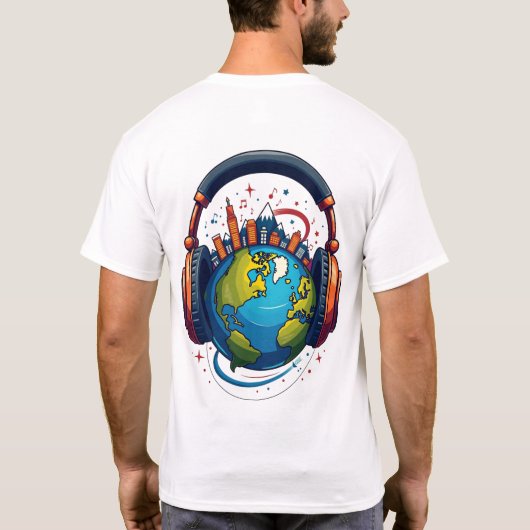 ザ素晴らしウェーブティーカップ Tシャツ (裏面)