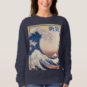 ザ素晴らしウェーブ – 勇気日本のSweatshirt スウェットシャツ (正面)