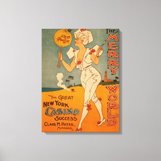 ザ素晴らしニューヨークカジノ成功劇場 キャンバスプリント (正面)