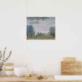 ザ素晴らしハウス&パークアットチャウトン, c.1780 ポスター (キッチン)