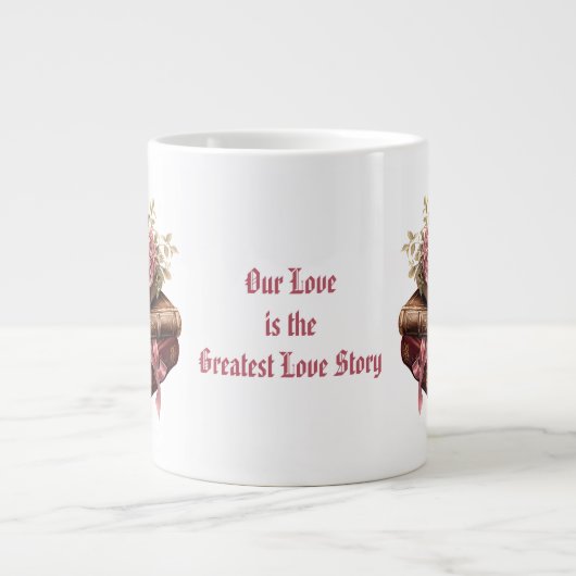 ザ素晴らしラブストーリーバレンタインデーコーヒーマグ ジャンボコーヒーマグカップ (正面)