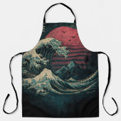 ザ素晴らしレトロ波クラシック エプロン (正面)