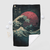 ザ素晴らしレトロ波クラシック ゴルフタオル (インサイチュ)