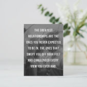 ザ素晴らし人間関係引用文 ポストカード (スタンド正面)