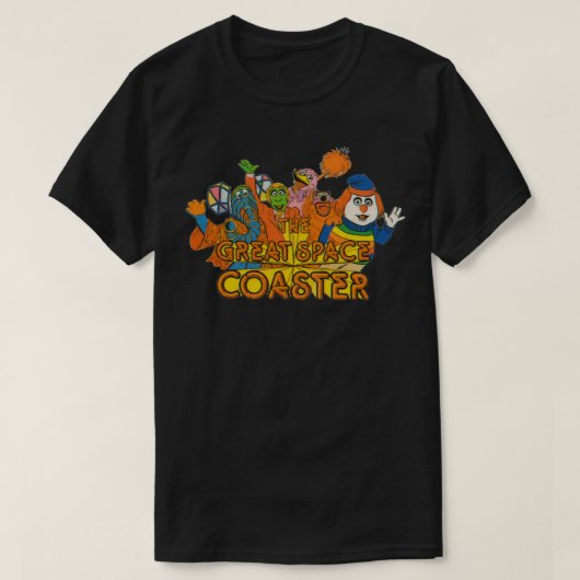 ザ素晴らし宇宙コースター Tシャツ (デザイン正面)