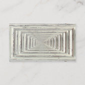 ザ素朴ホワイトフレーム&バーラップ結婚のコレクション エンクロージャーカード (裏面)