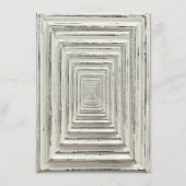 ザ素朴ホワイトフレーム&バーラップ結婚のコレクション メニュー (裏面)