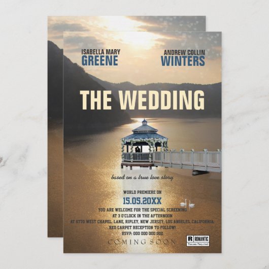 ザ結婚ズ 招待状 (正面/裏面)