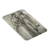 ザ結婚ーズ・モーニング – 出発， c.1846 マグネット (右側)