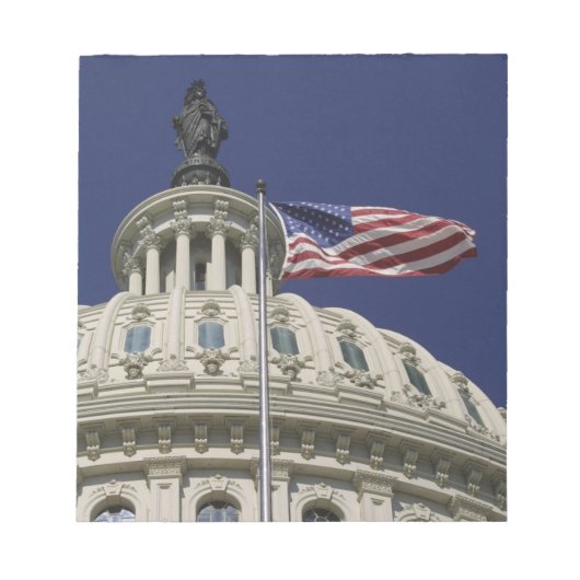 ザ統一された州キャピトル、ワシントンDC ノートパッド (正面)