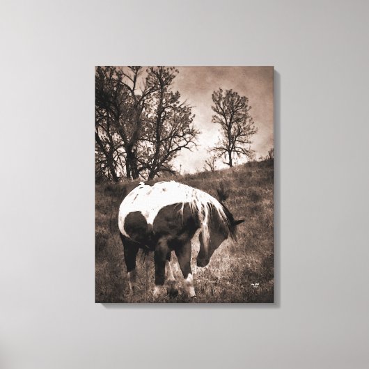 ザ絵を描 キャンバスプリント (正面)